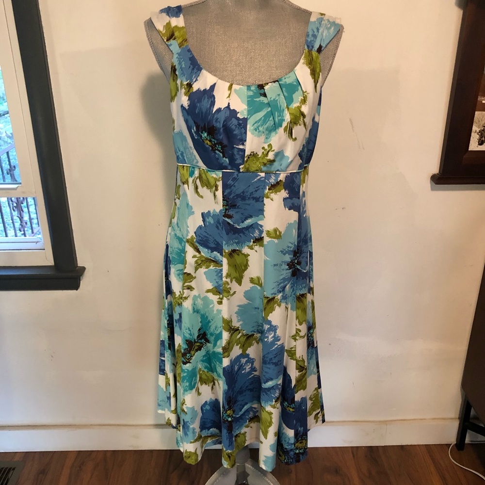 Connected Apparel Floral Tank Dress